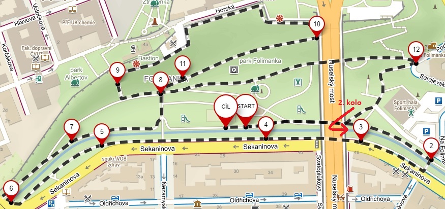 Podnuselák’s route